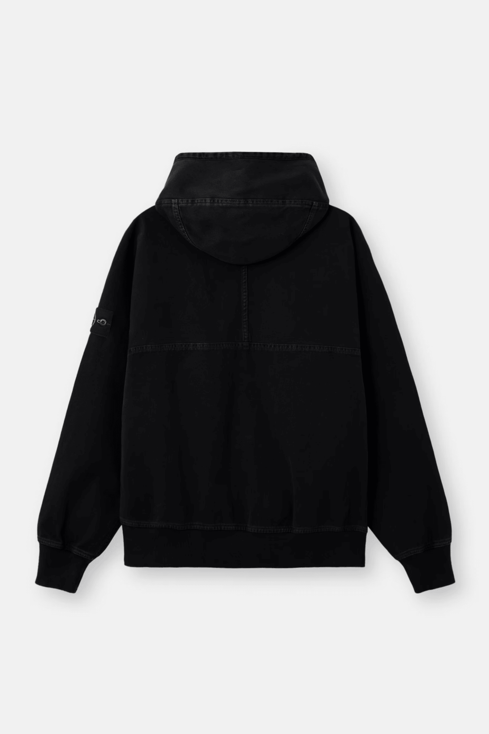 Hoodie Zippé Coton bio Noir