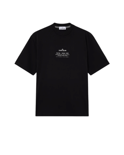 Tee-Shirt Logo Coton Noir