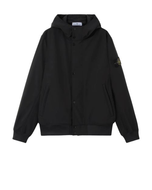 Blouson Capuche Polyester Noir