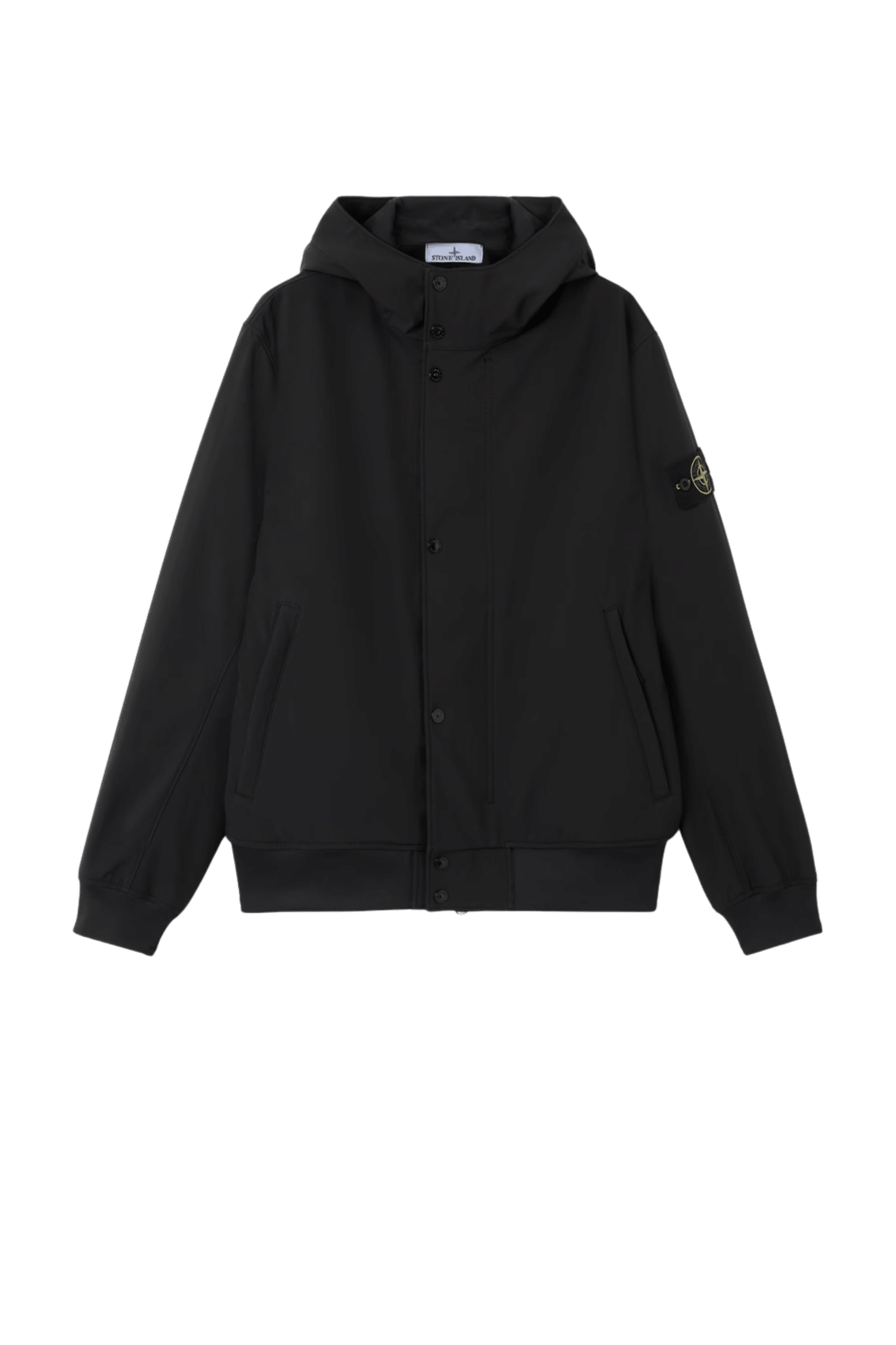 Blouson Capuche Polyester Noir