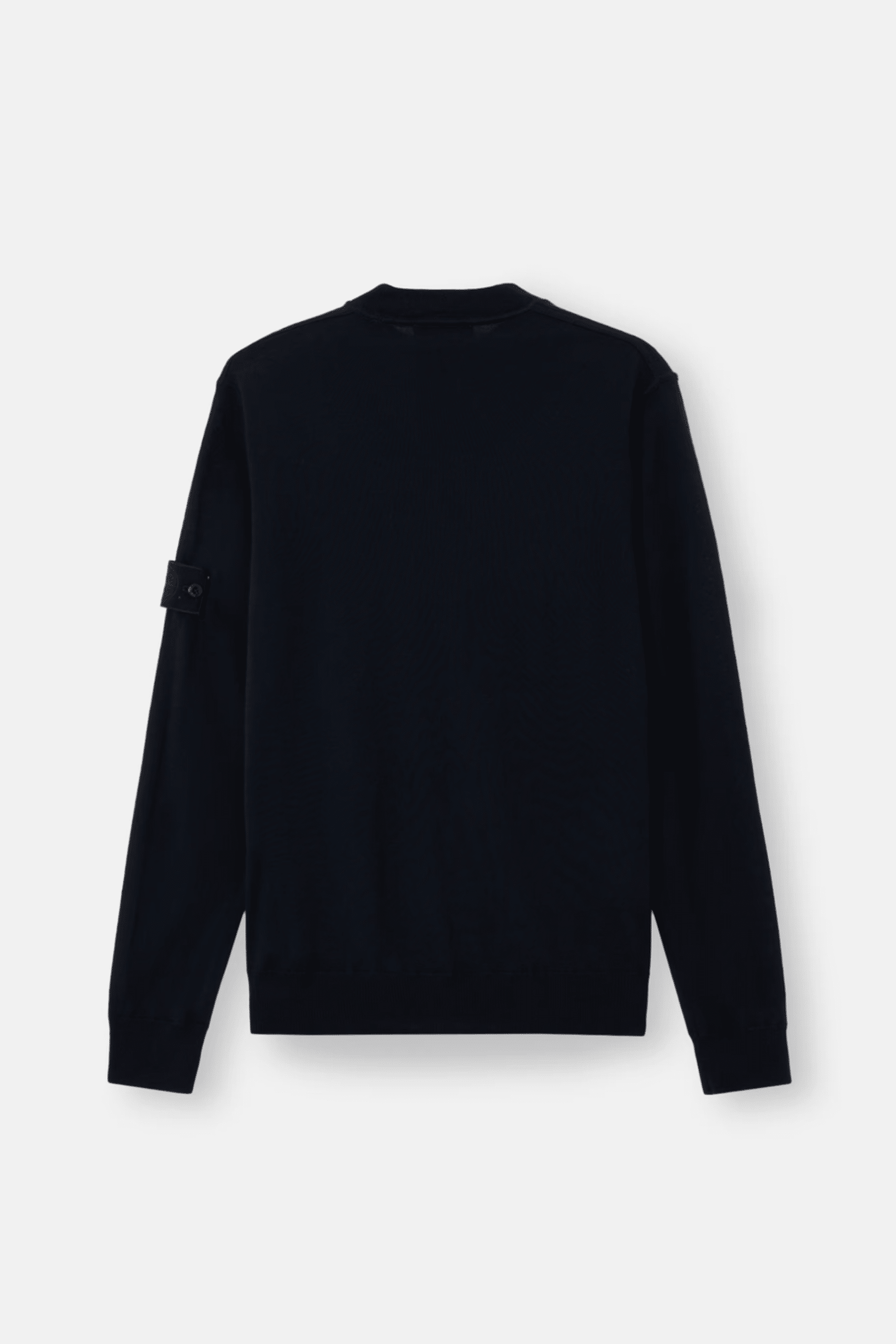 Pull Ghost Col Rond Laine Marine