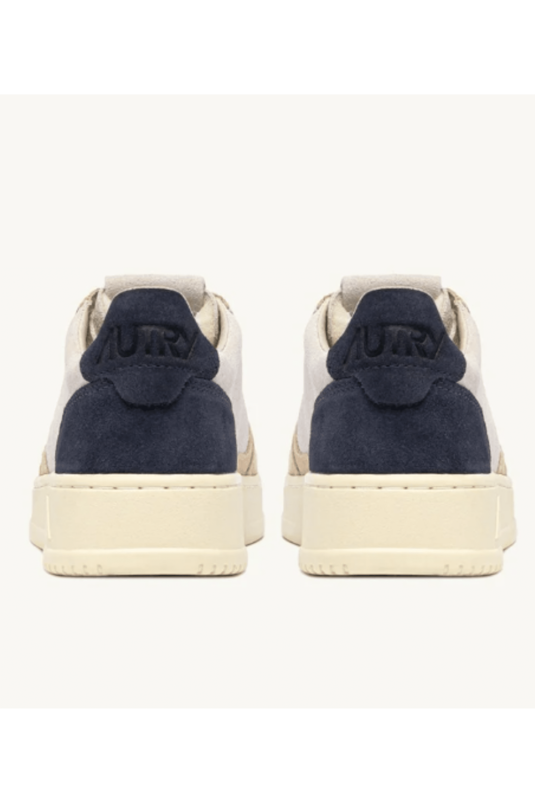 Sneakers Medalist Daim Blanc Sable Bleu