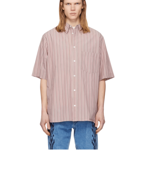 Chemise Coton Labilio Greyish Pink