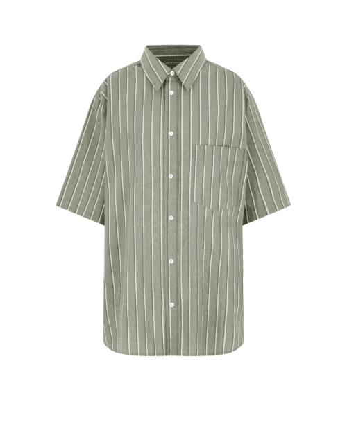 Chemise Coton Labilio Greyish Green