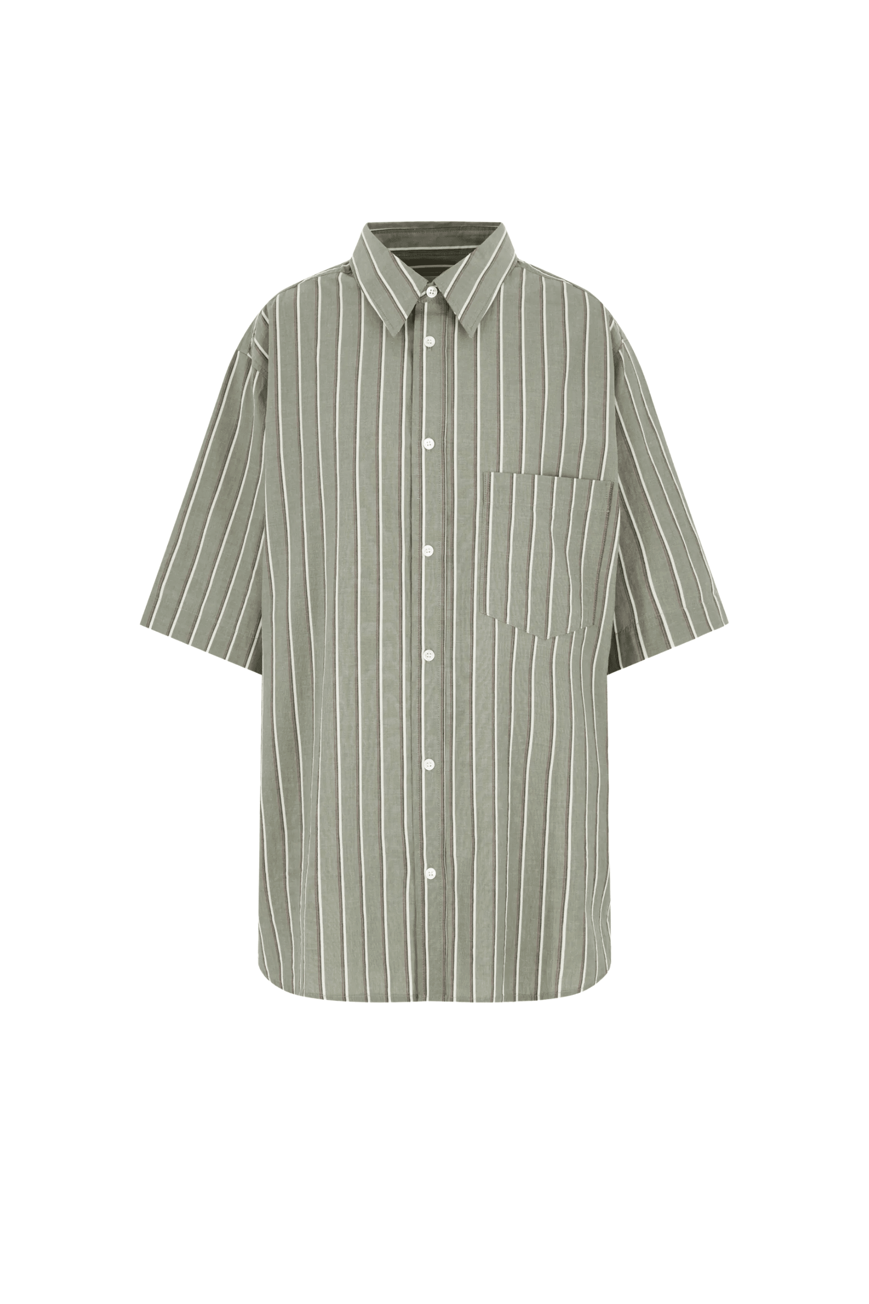 Chemise Coton Labilio Greyish Green