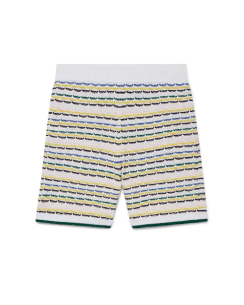 Short Coton Point de Tricot Losange