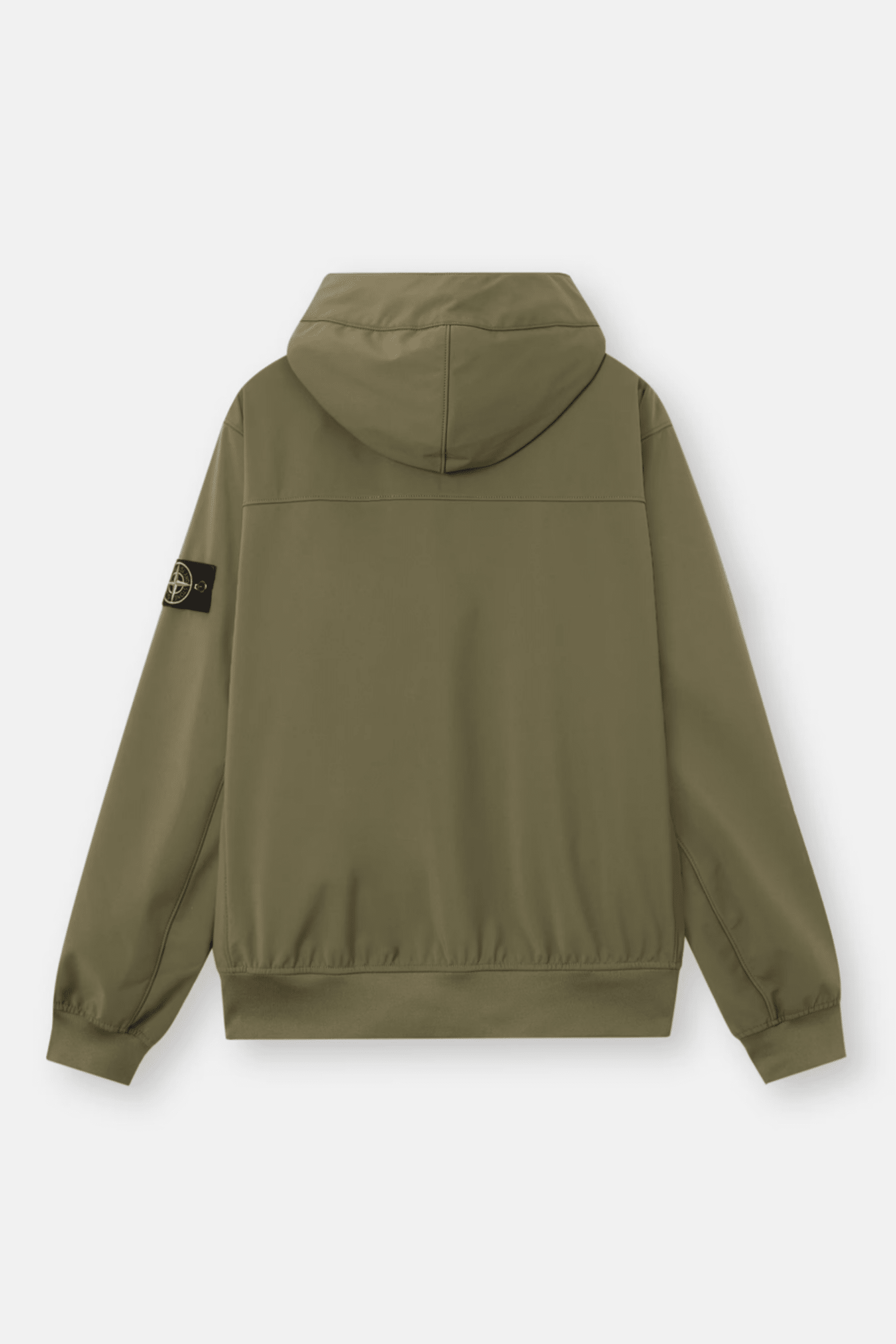 Blouson Capuche Polyester Kaki