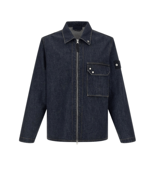 Surchemise Coton Denim Bleu