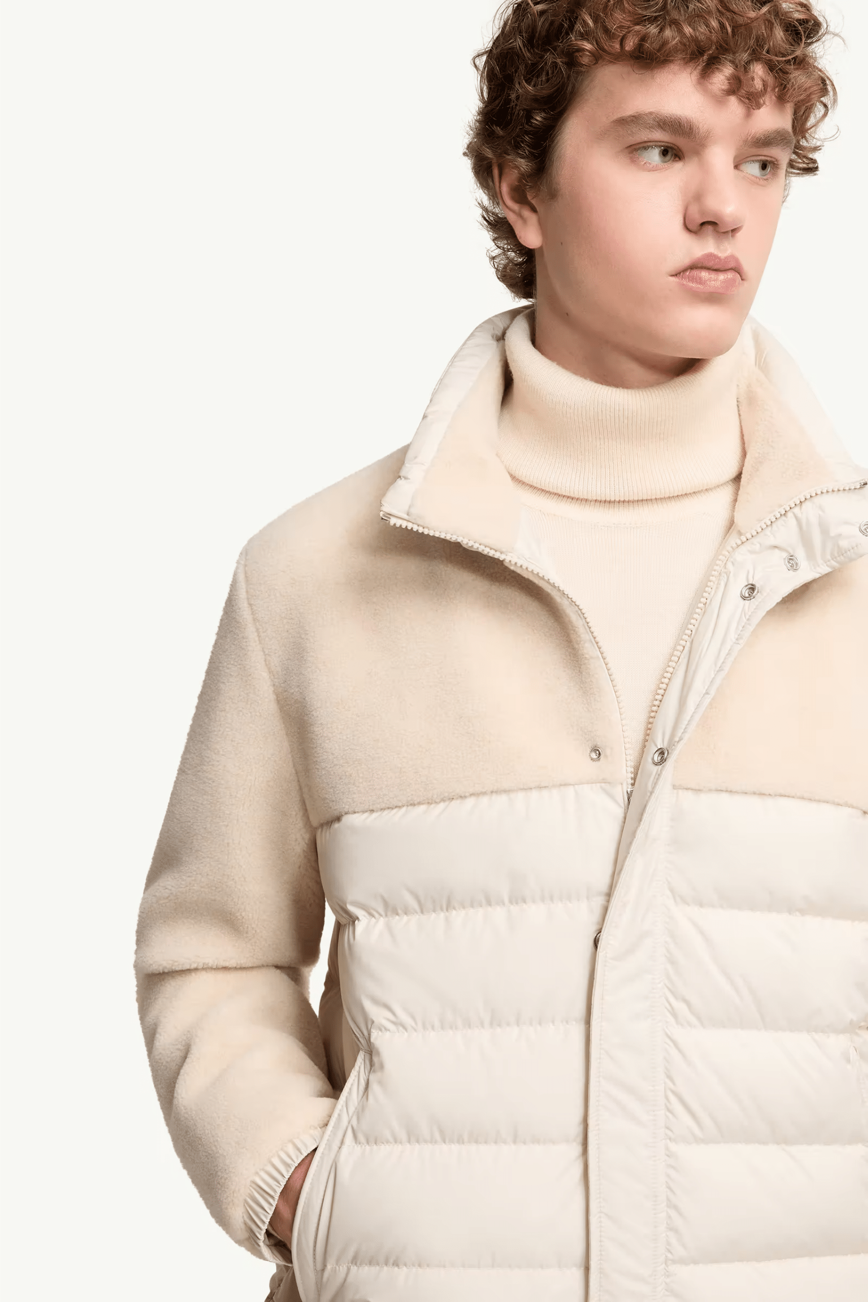 Doudoune Courte en Teddy Mistral