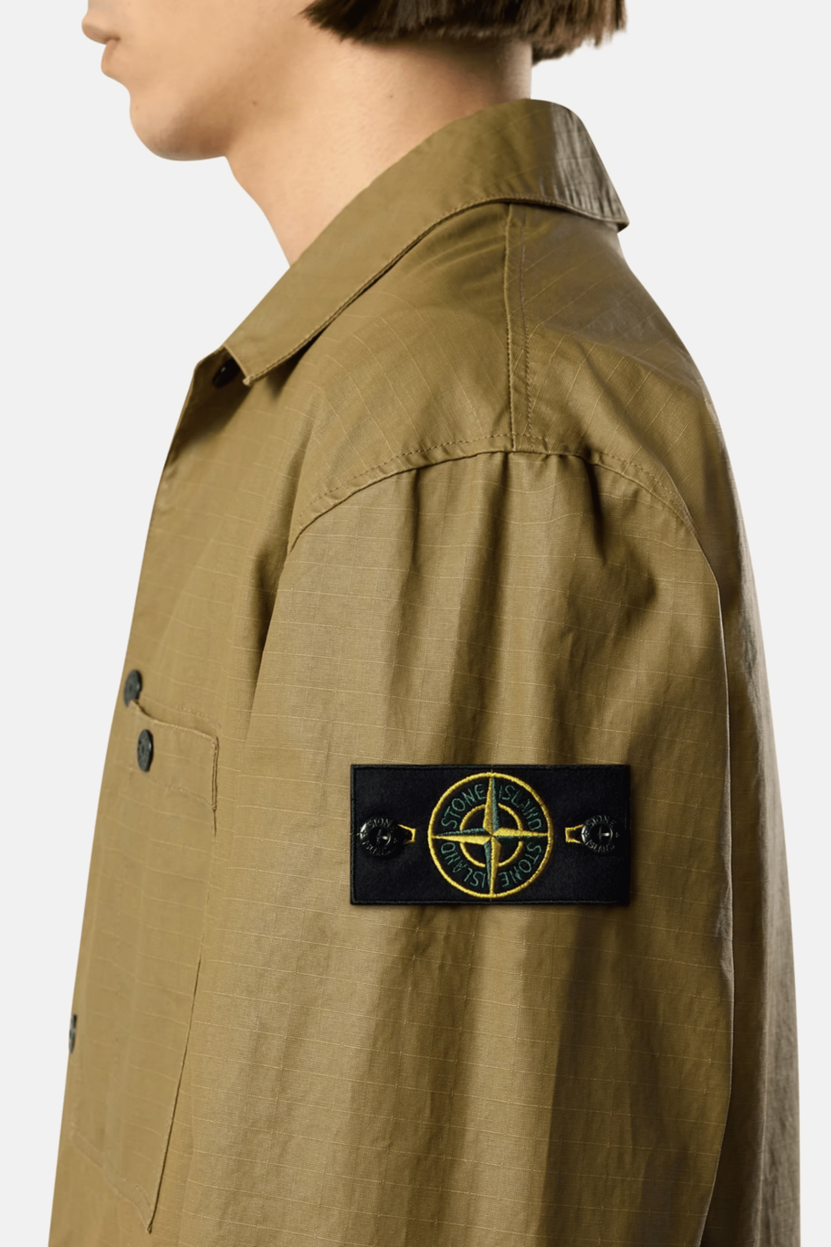 Surchemise Coton Double Revêtement Kaki