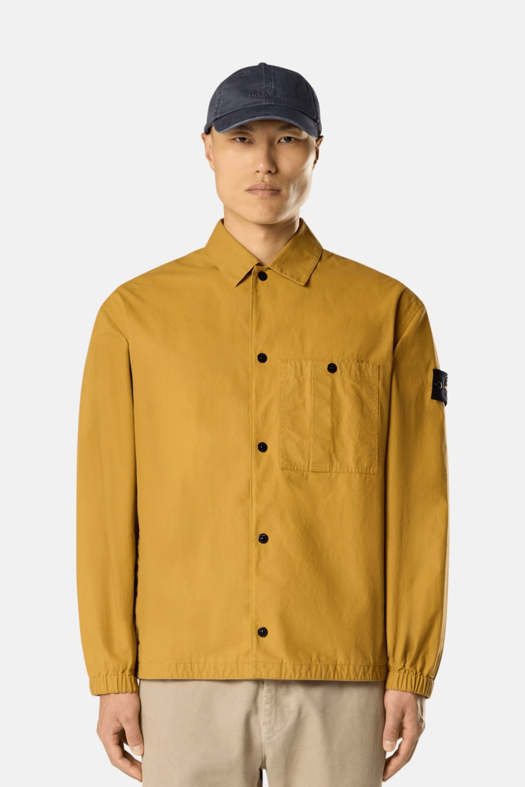 Surchemise Coton Double Revêtement Moutarde