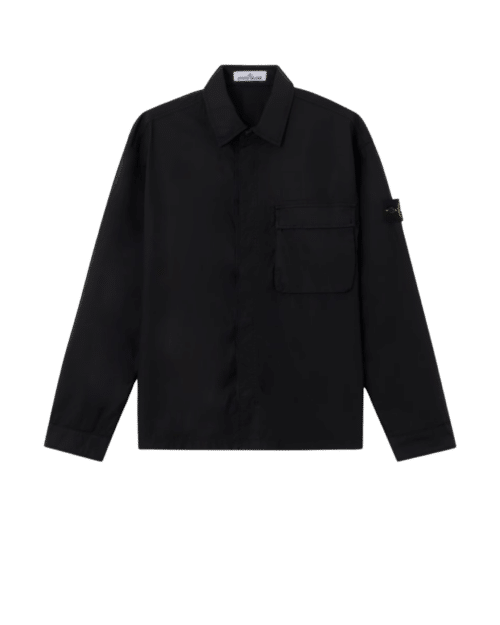 Surchemise Coton Léger Stretch Noir