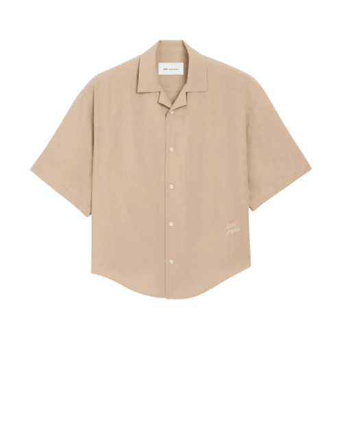 Chemise Boxy Viscose Café Crème