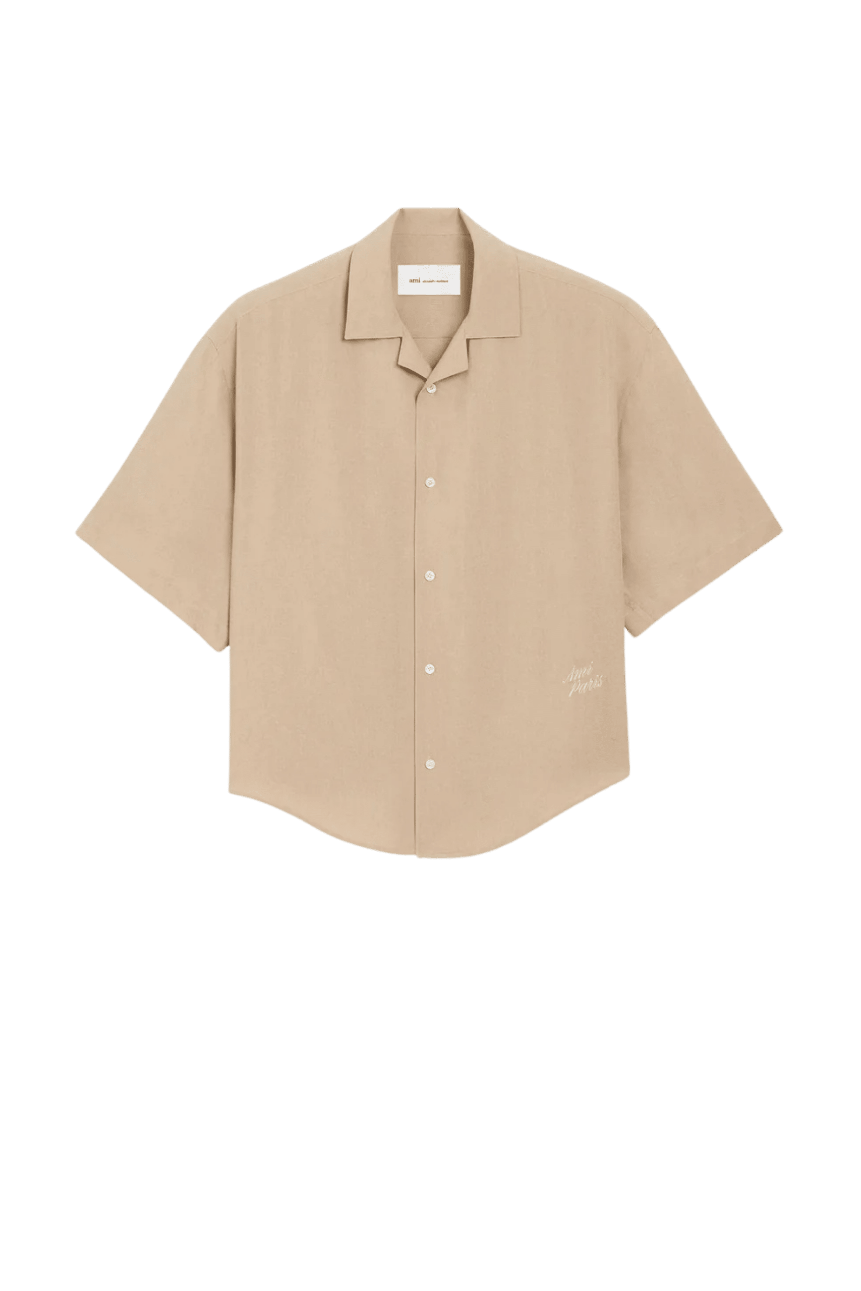 Chemise Boxy Viscose Café Crème