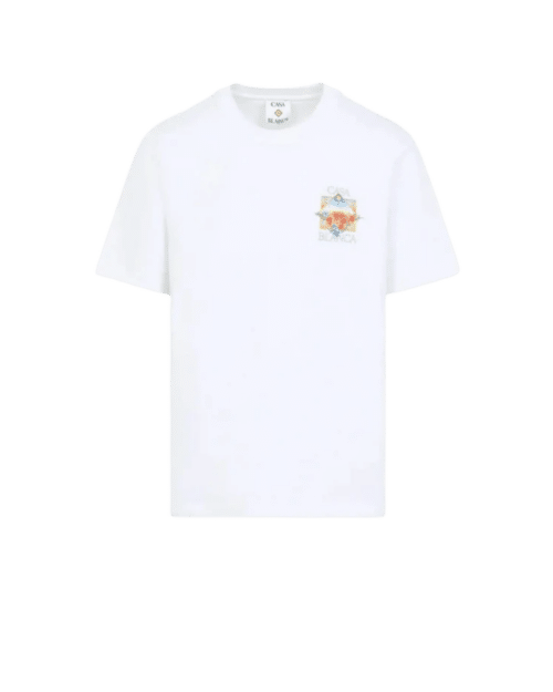 tee-shirt Flower Court Icon Blanc