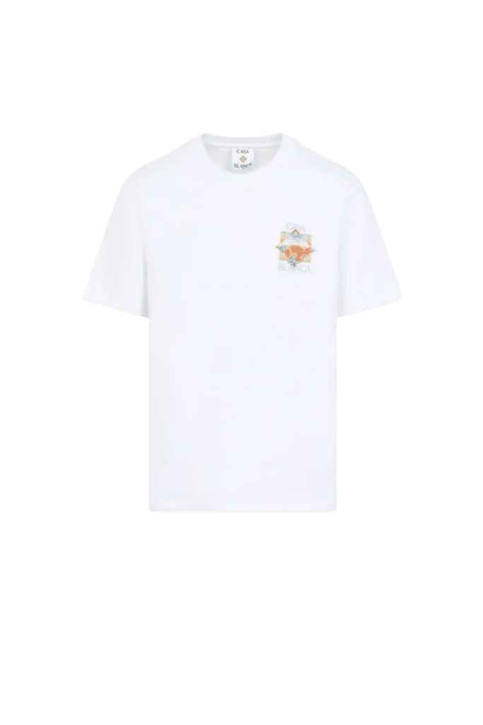 tee-shirt Flower Court Icon Blanc