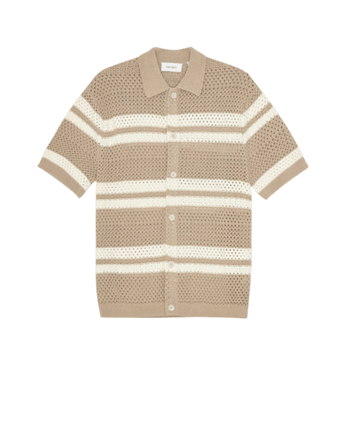 Chemise Gianni en Maille Sable
