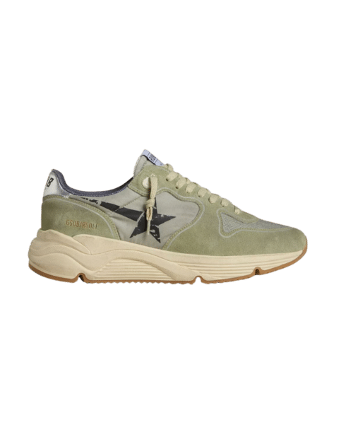 Sneakers Running Sole Sauge Noir Argent