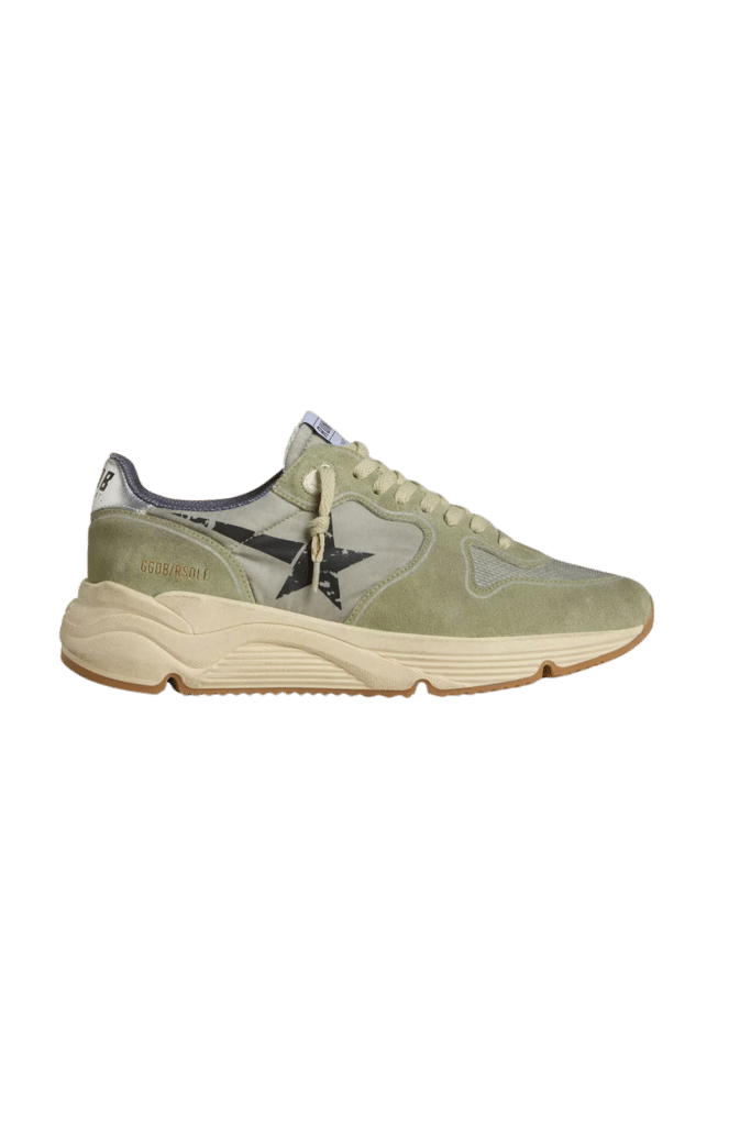 Sneakers Running Sole Sauge Noir Argent