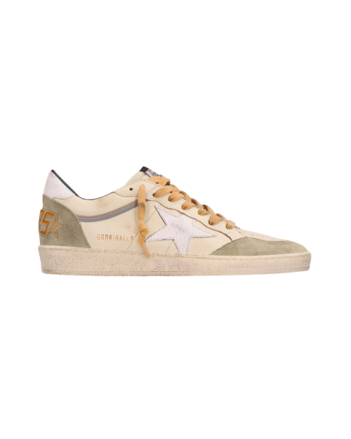 Sneakers Ballstar Blanc Cassé et Beige Noisette