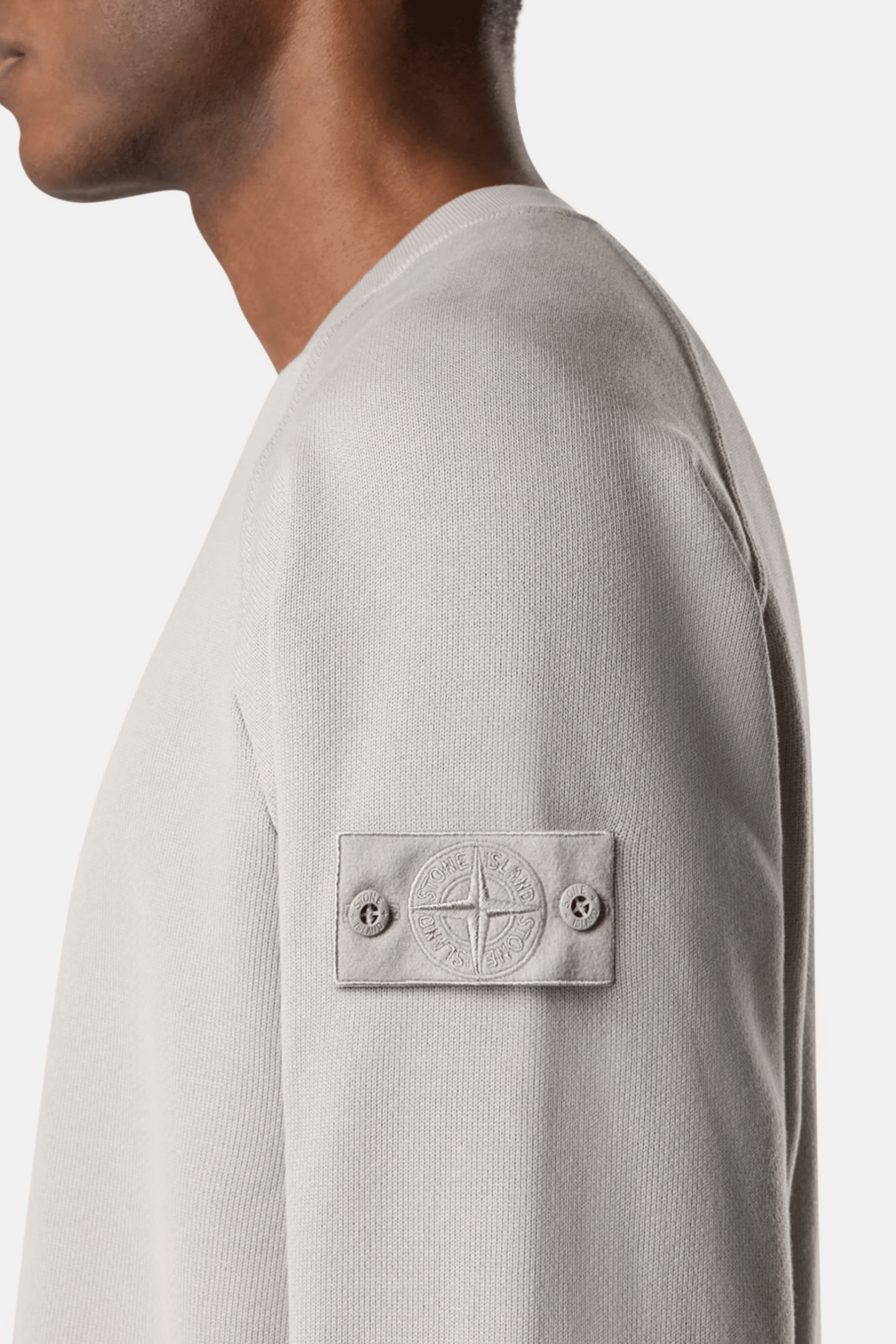 Sweat Coton Bio Gris Poudré