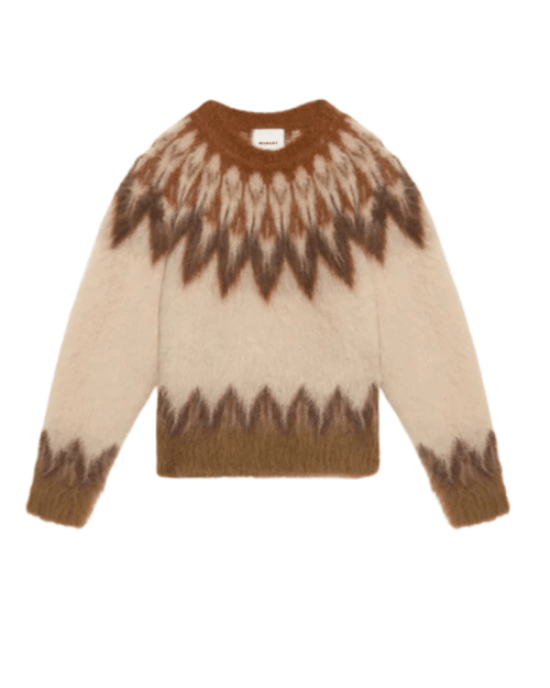 Pull Nicolas Mohair orange