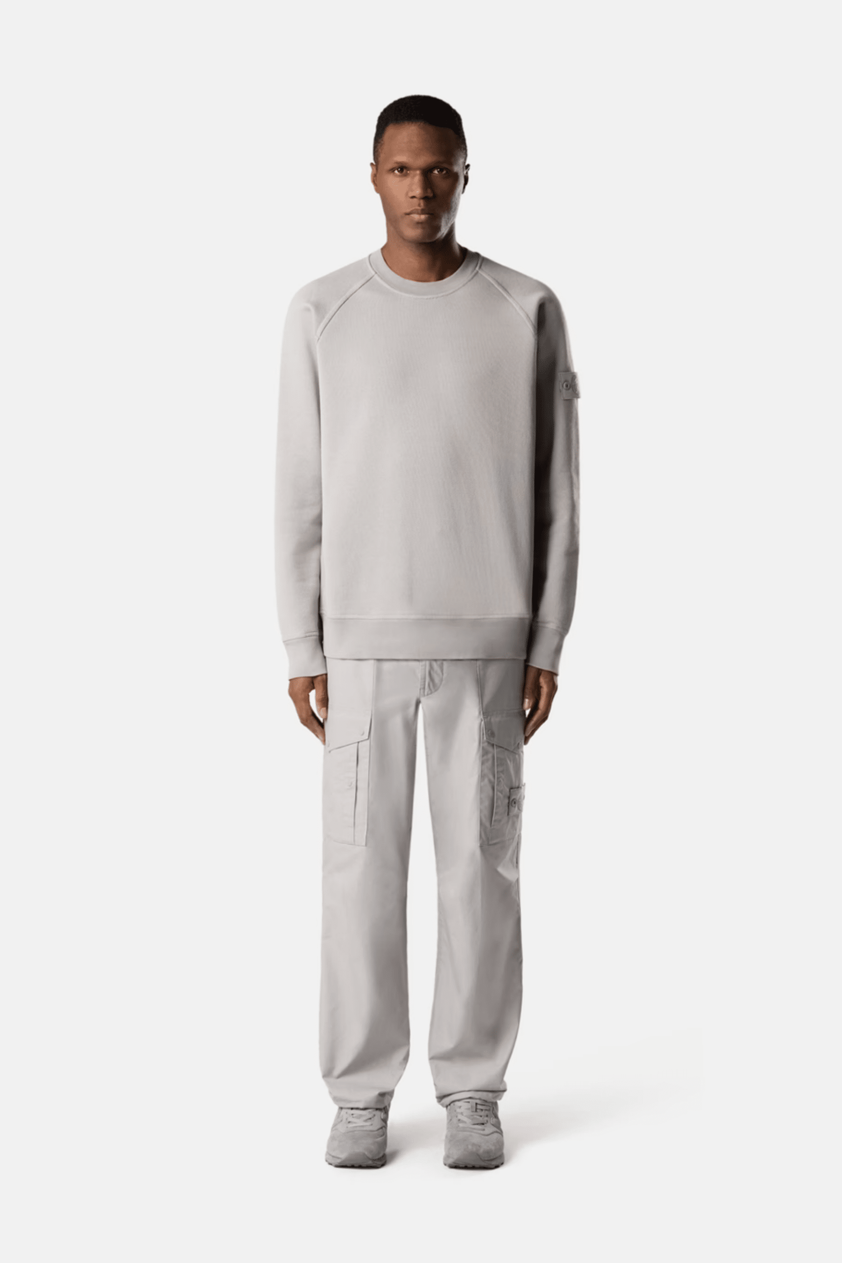 Sweat Coton Bio Gris Poudré