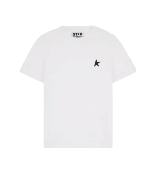 Tee-Shirt Blanc Petite Étoile Noire