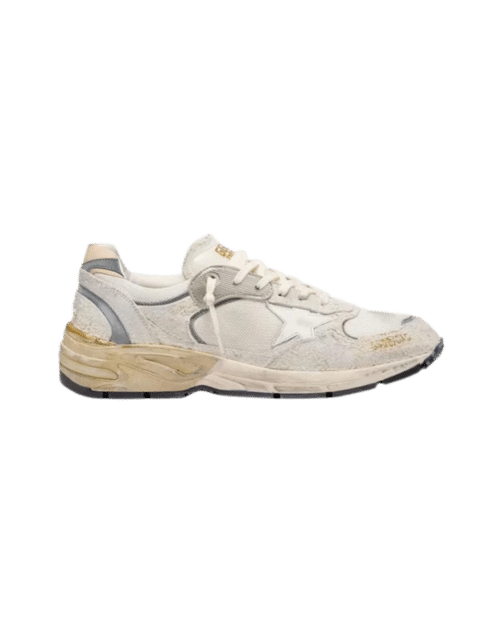 Sneakers Running Dad Blanc Argent