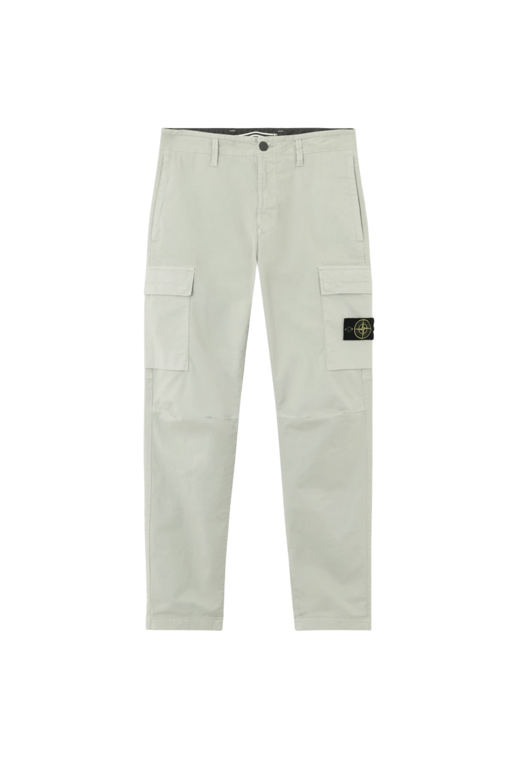 Pantalon Cargo Coton Extensible Sauge