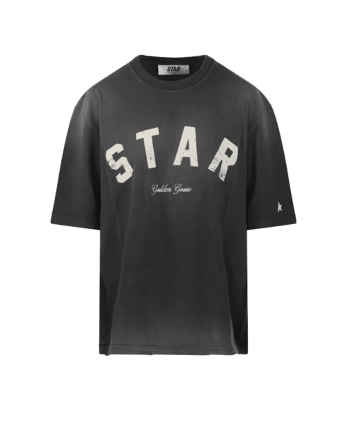 Tee-Shirt Coton Charbon Effet Vieilli