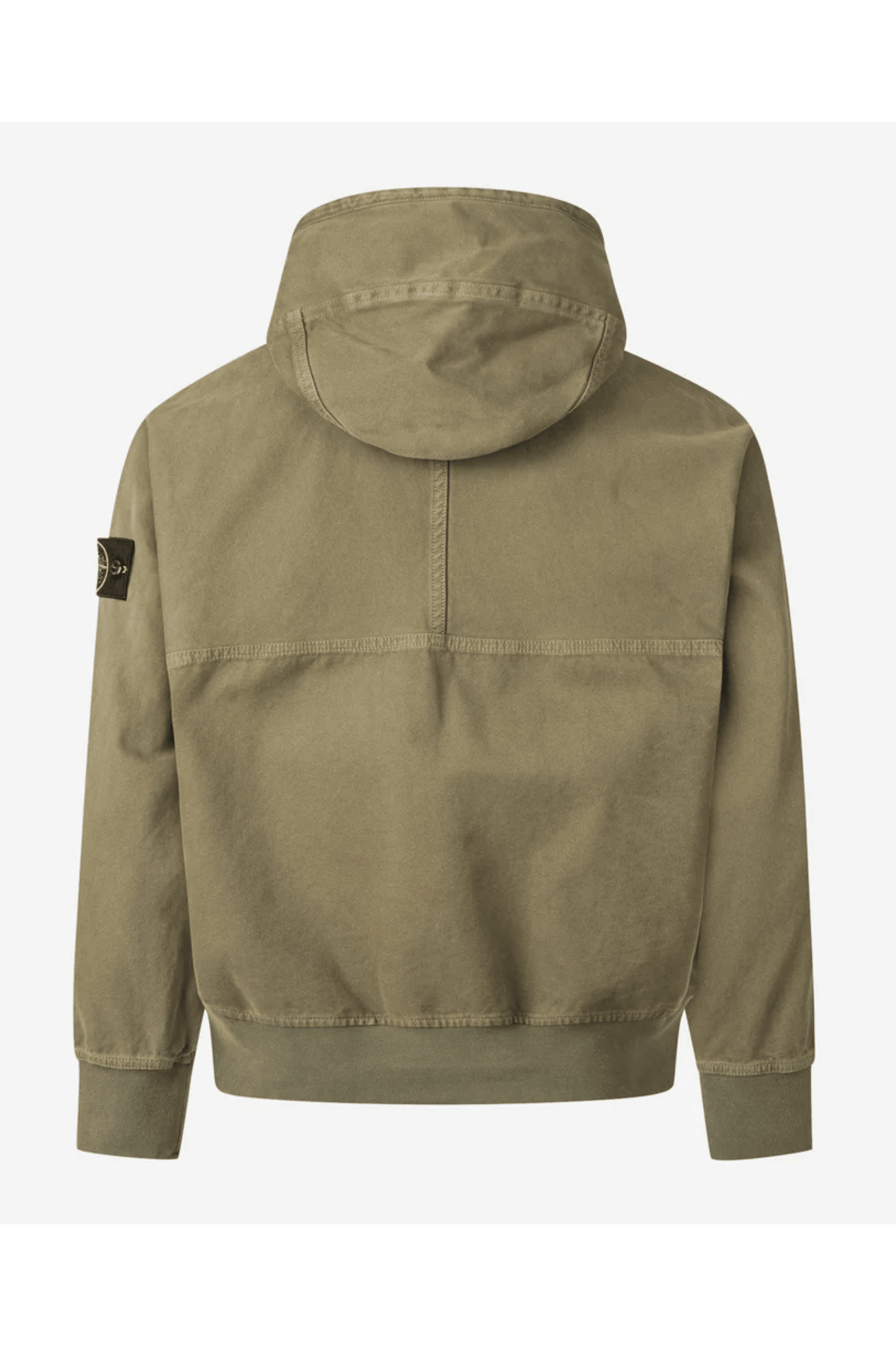 Hoodie Zippé Coton bio Kaki