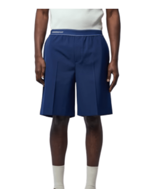 Short Laine Mélangé Marine