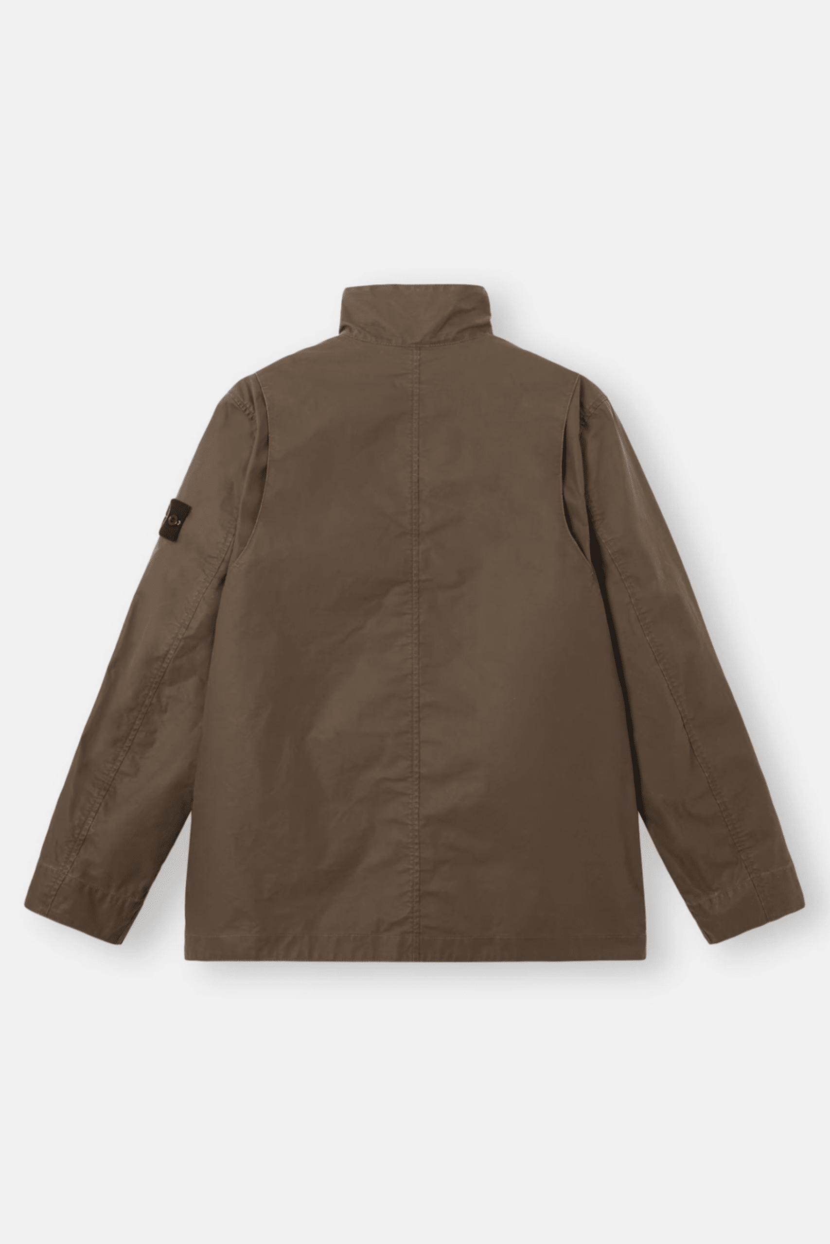 Veste Enduite Coton Polyester Terre d'Ombre