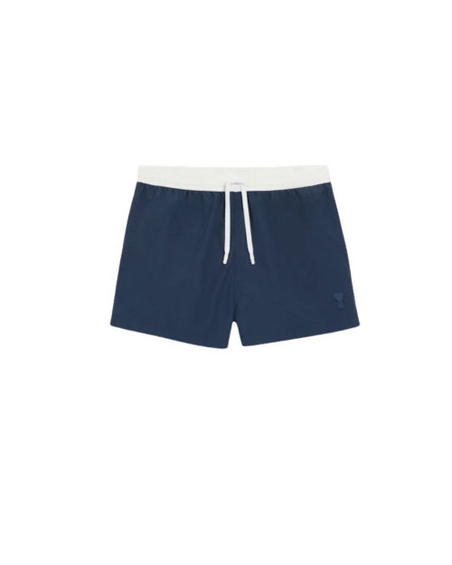 Maillot de Bain Court Nylon Bleu