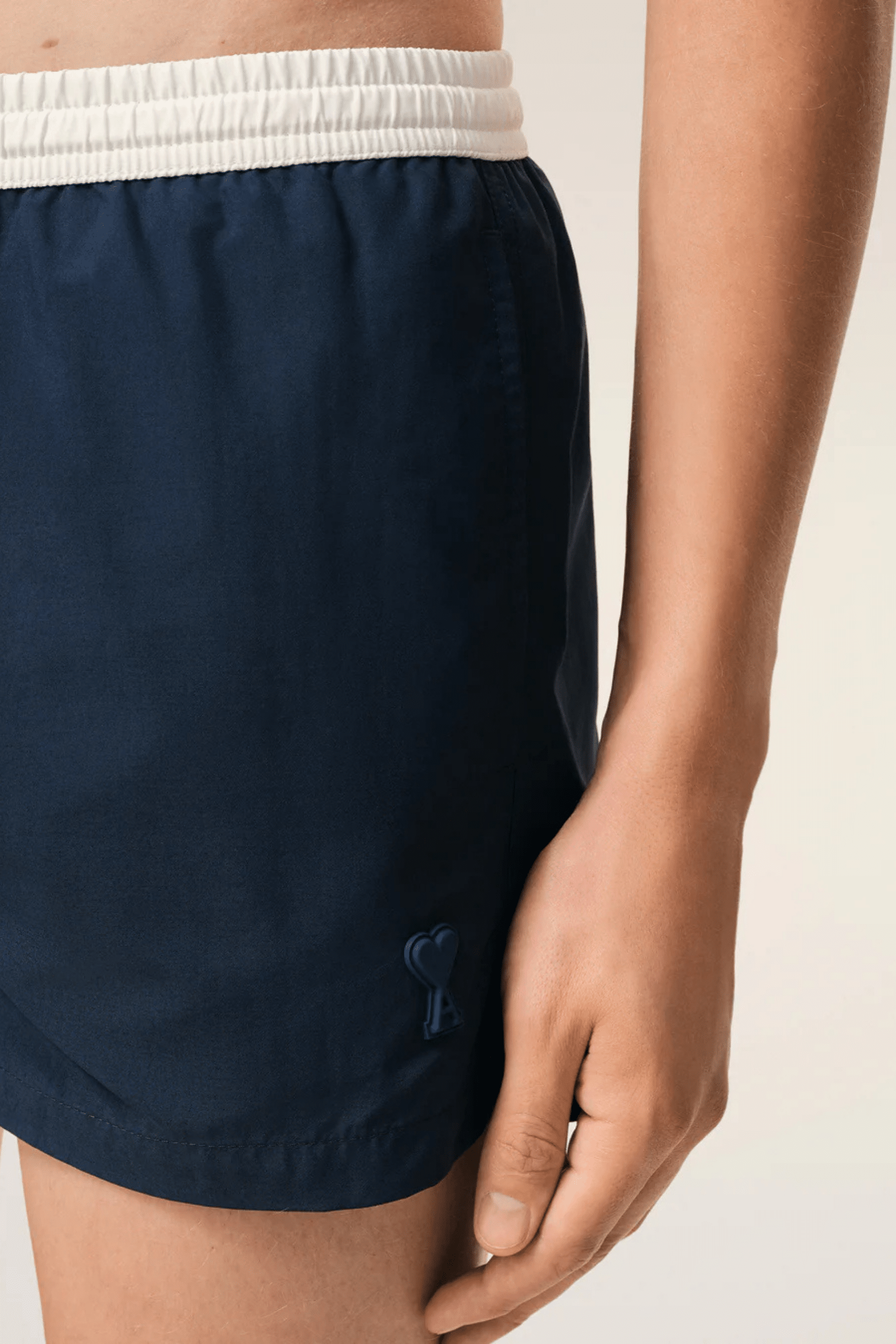 Maillot de Bain Court Nylon Bleu