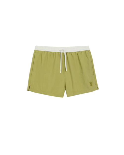 Maillot de Bain Court Nylon Vert