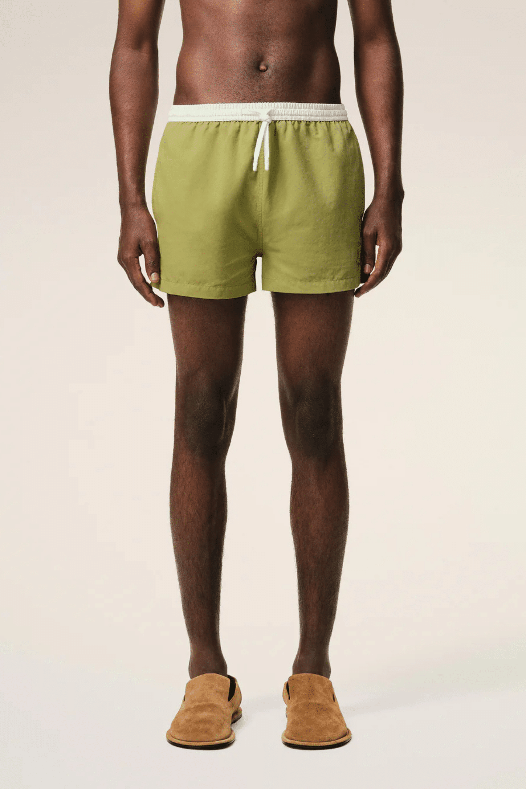 Maillot de Bain Court Nylon Vert