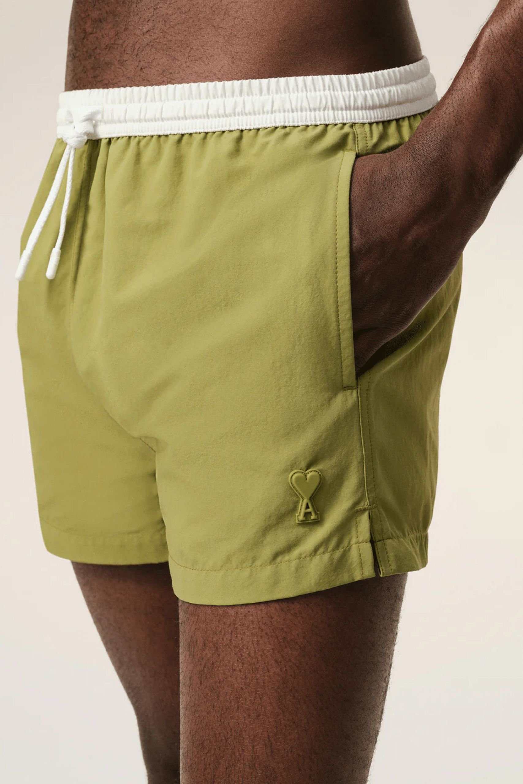 Maillot de Bain Court Nylon Vert