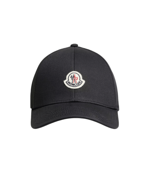 Casquette Gabardine Noire Logo Tricolore