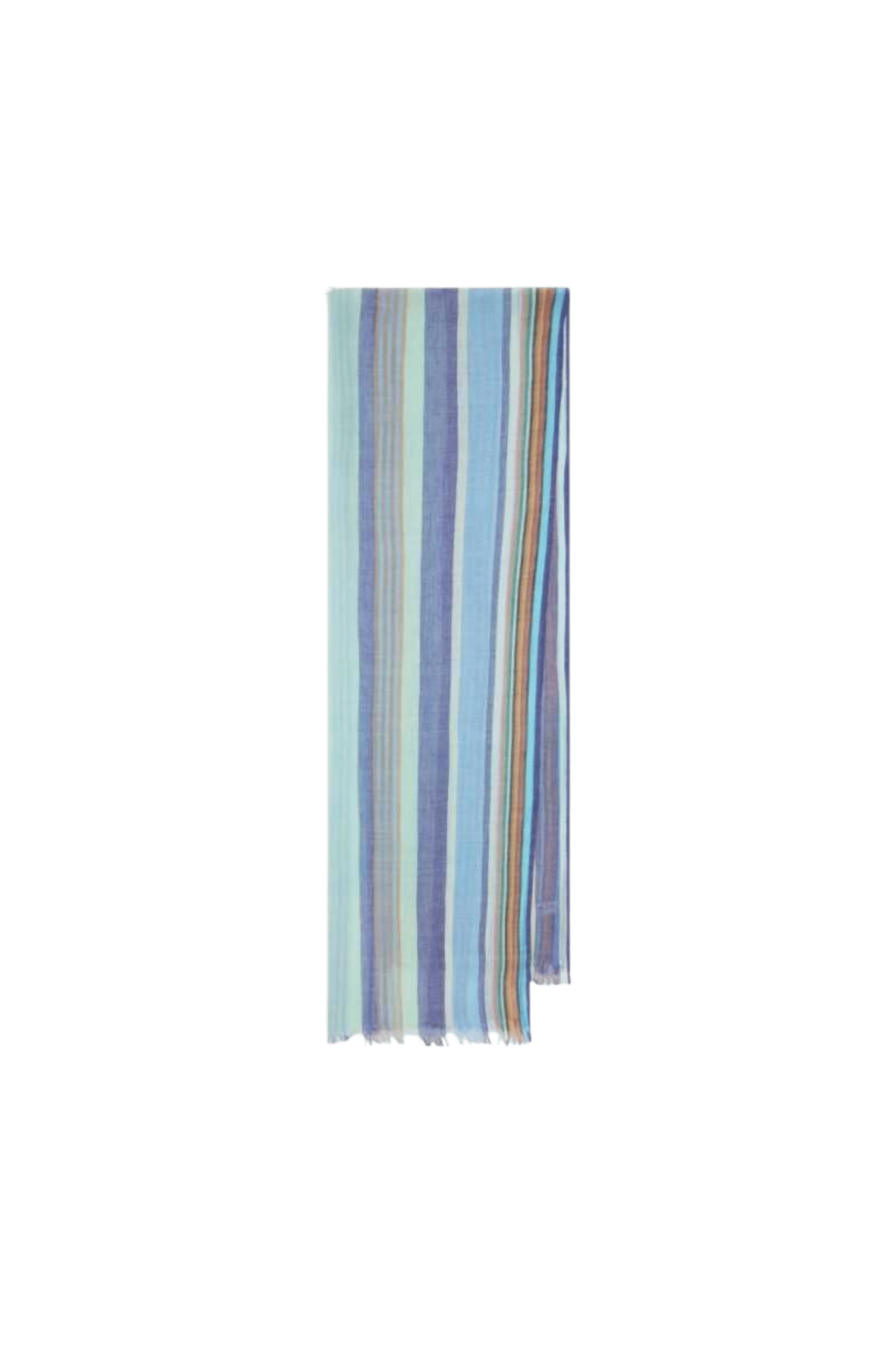 Écharpe Rayures Coton Bleu