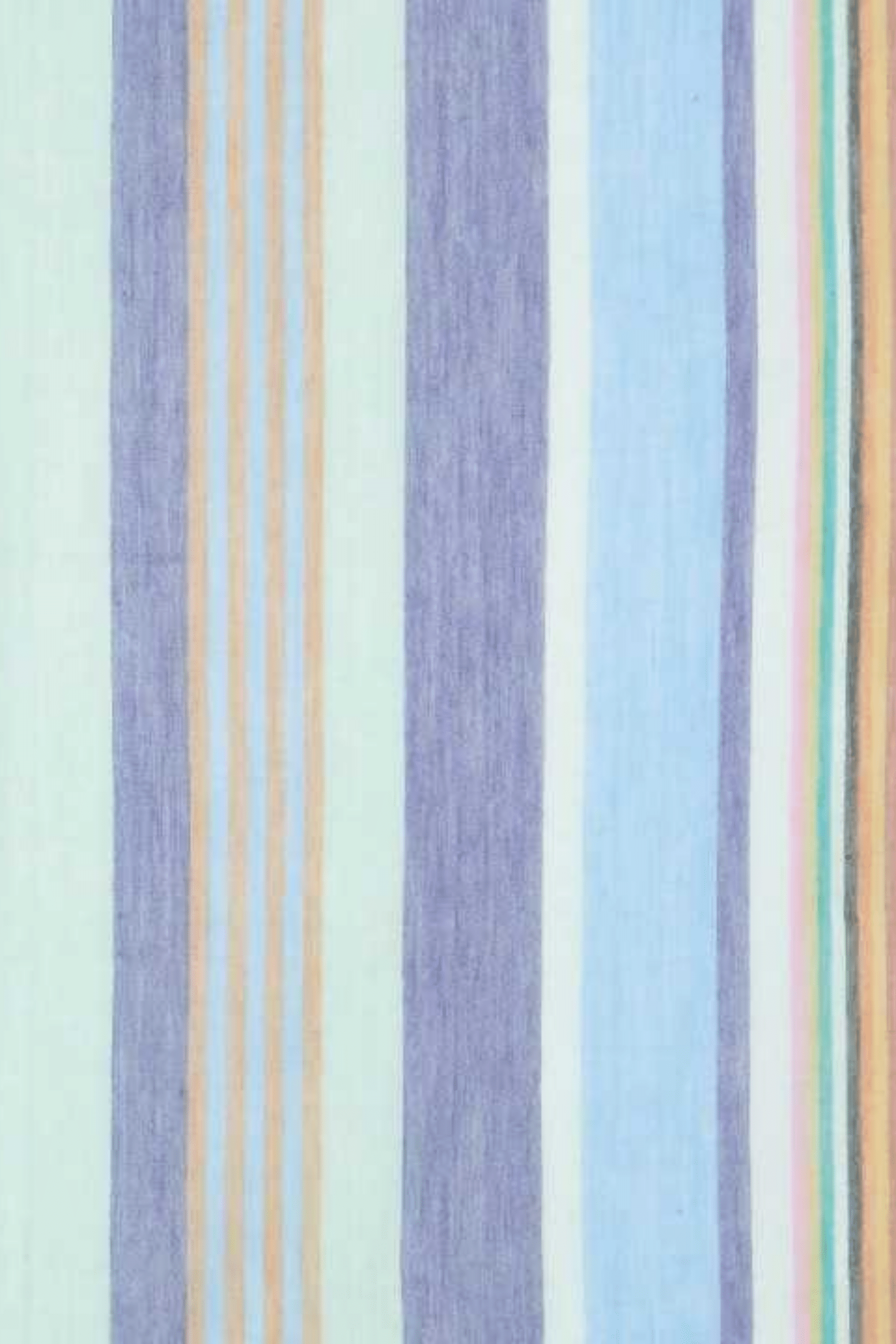 Écharpe Rayures Coton Bleu