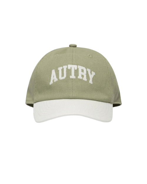 Casquette Baseball Vert Blanc Logo Brodé