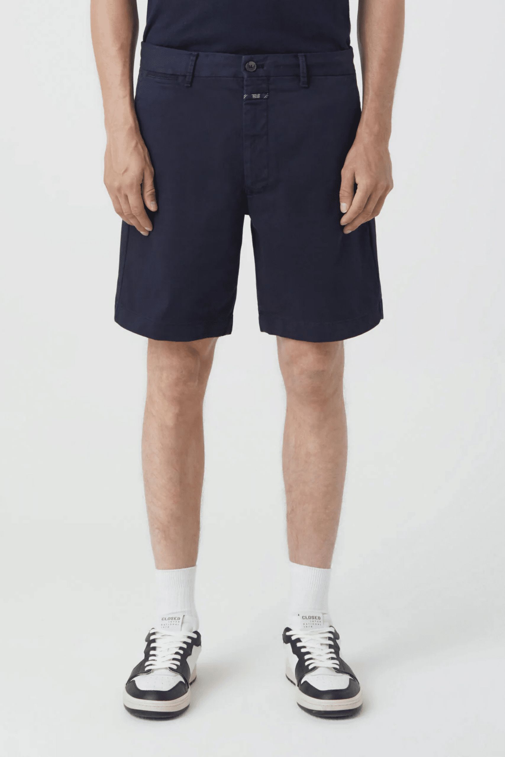 Short Chino Coton Bleu Nuit