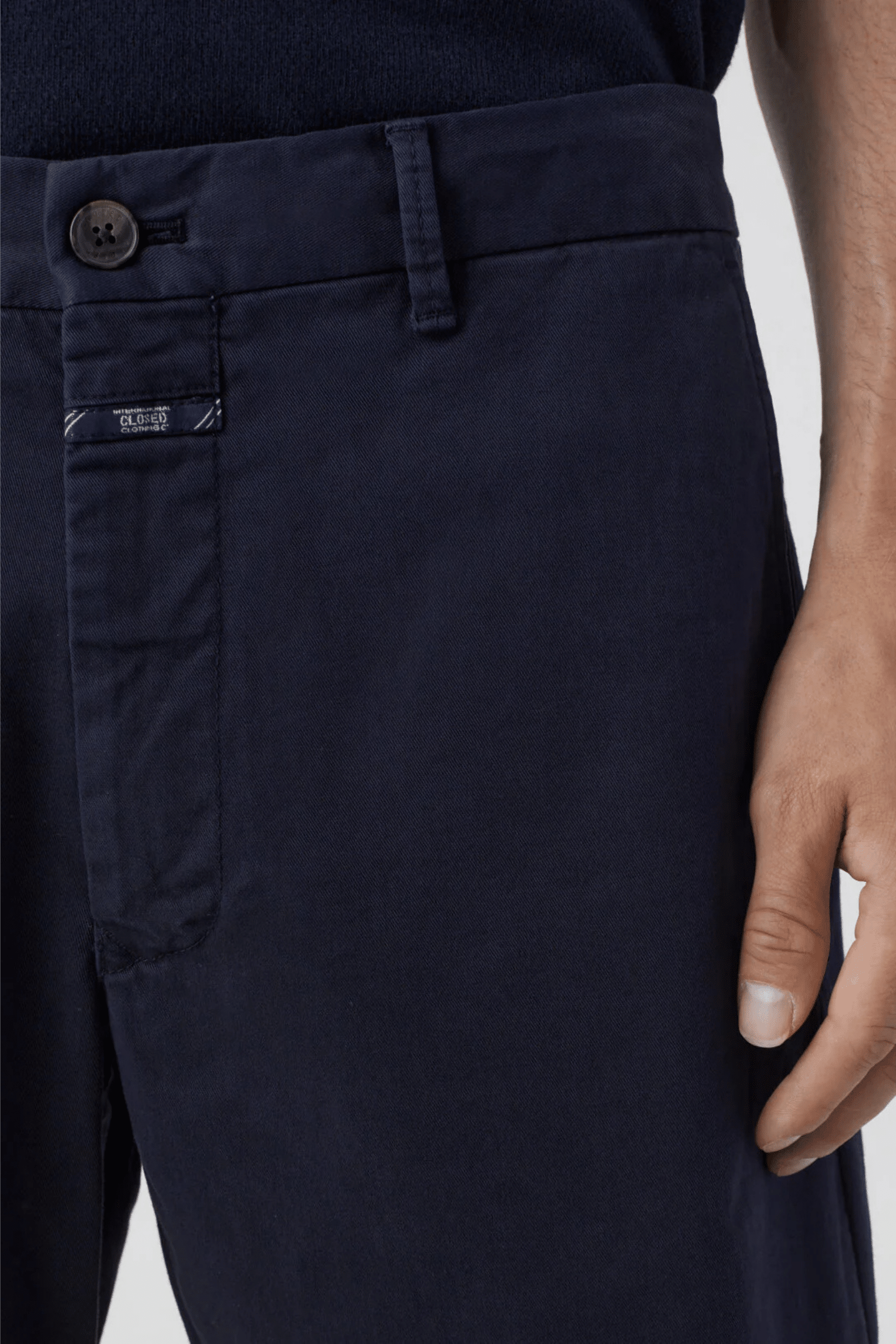 Short Chino Coton Bleu Nuit
