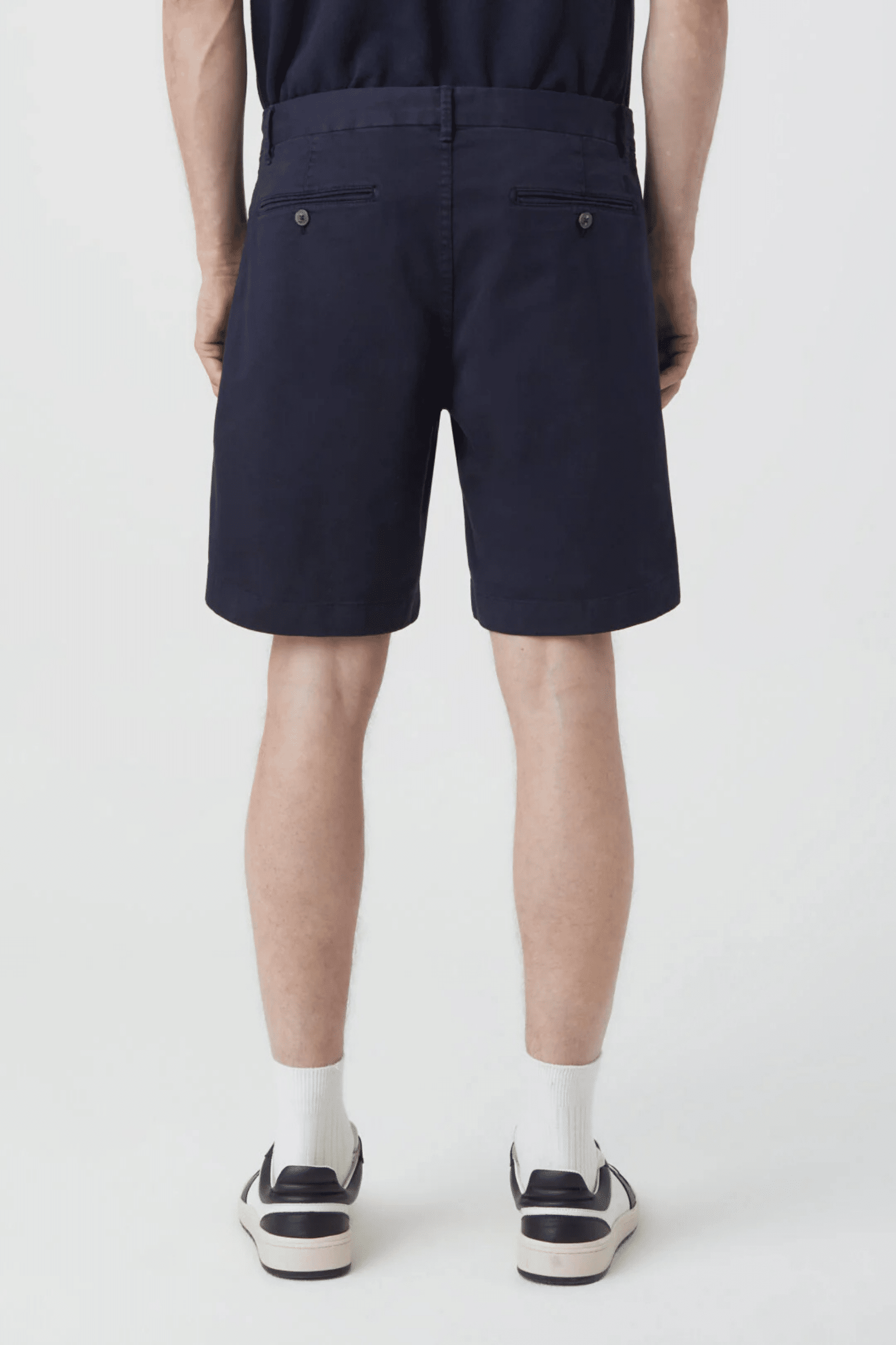 Short Chino Coton Bleu Nuit