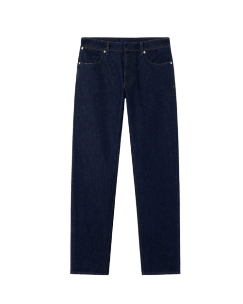Jeans Denim Indigo Bleu Rincé