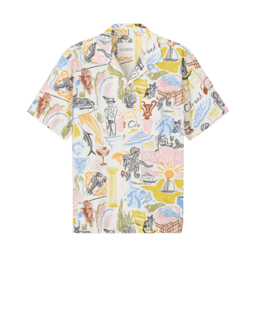 Chemise MC Coton Multico