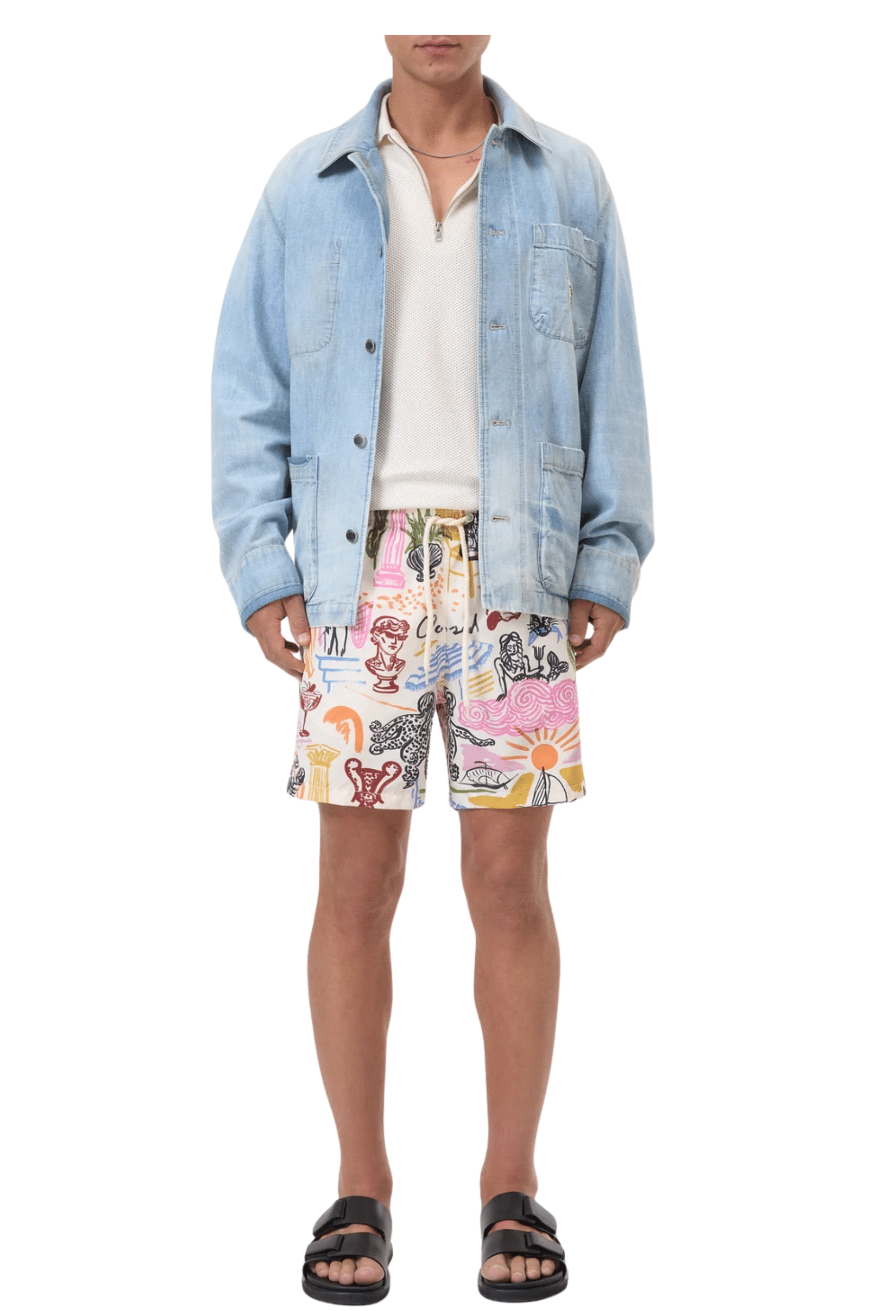 Maillot de Bain Imprimé Grec