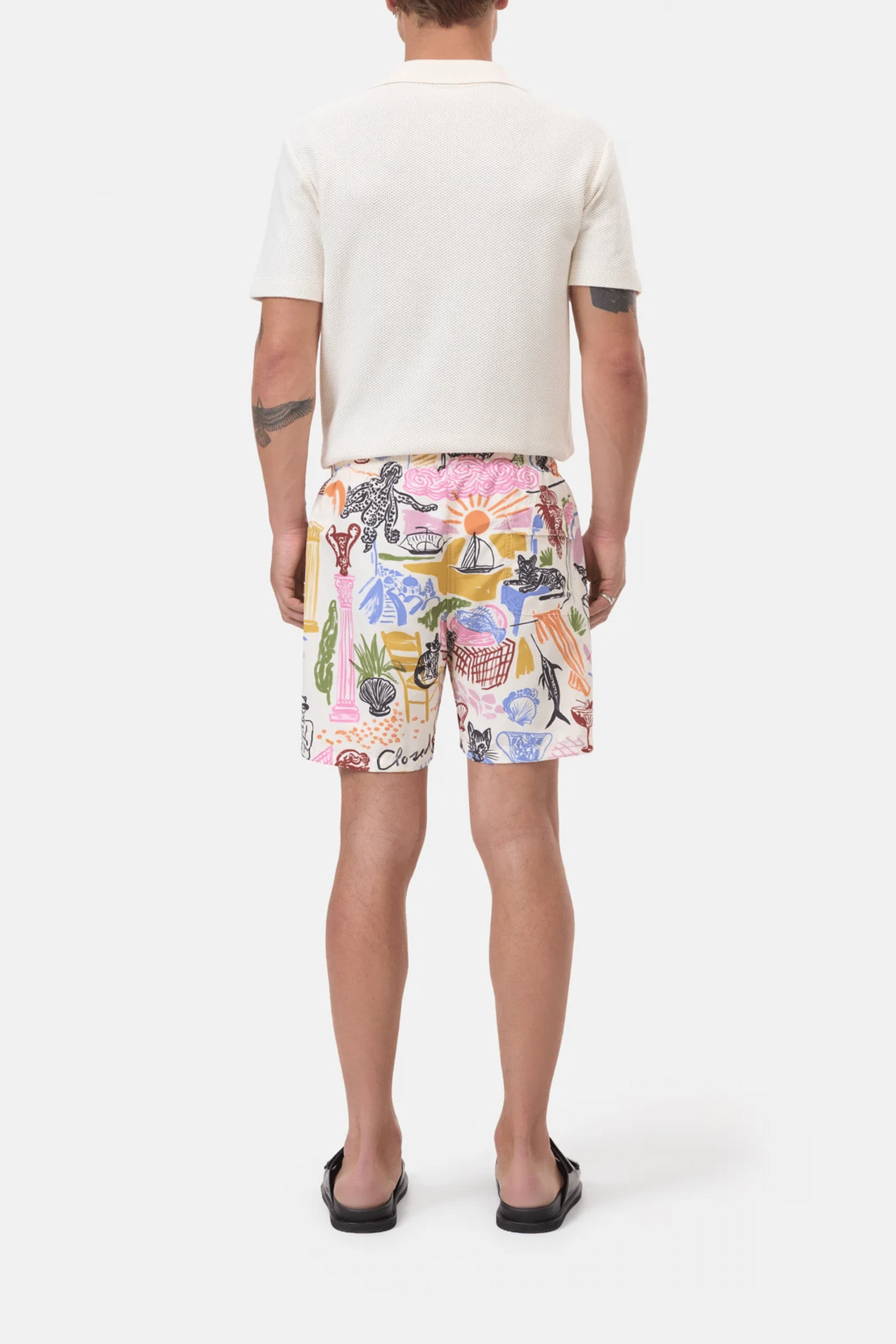 Maillot de Bain Imprimé Grec